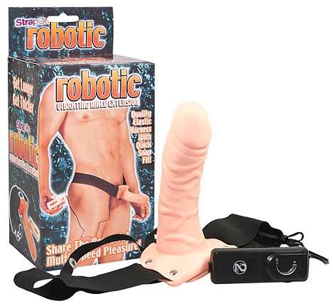 Robotic vibr. Male Extension - flesh