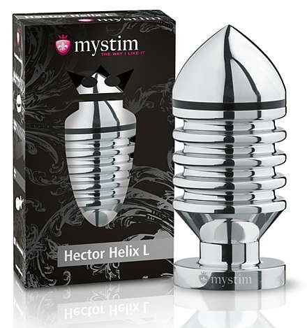 Mystim E-Stim Butt Plug - Hector Helix L