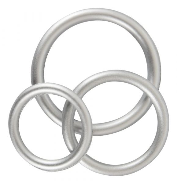 Y2T Metallic Silicone Cock Ring Set (im Metall-Look)