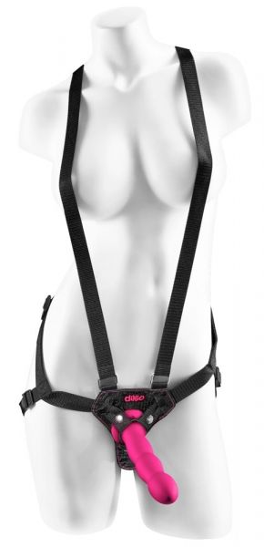 Dillio 6" Strap-on Suspender Harness Set (Harness mit Hosenträgern)