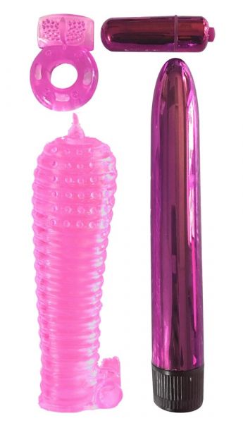 4-teiliges Toy-Set "Ultimate Pleasure Couple’s Kit" pink (perfekt für Paare geeignet)