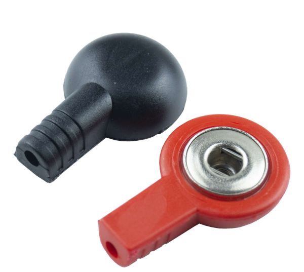 ElectraStim 2mm Buchse zu 4mm Druckknopf Adapter Kit (für Toys mit 4mm Druckknopf-Anschluss)