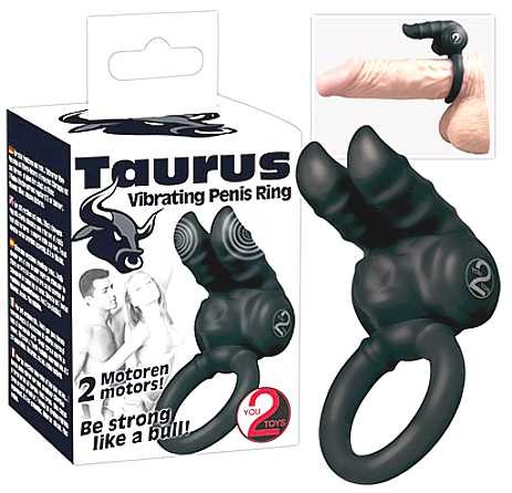 Taurus Vibro Penisring - black