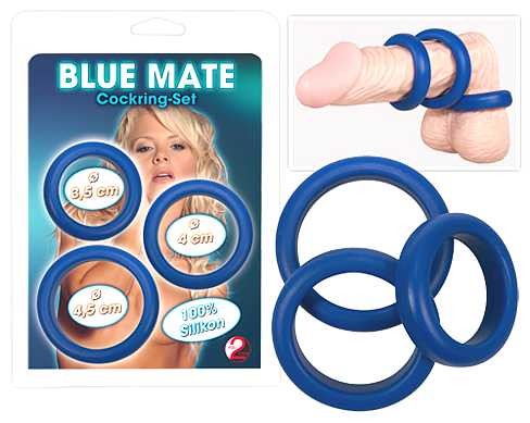 Penisring-Set - Blue Mate
