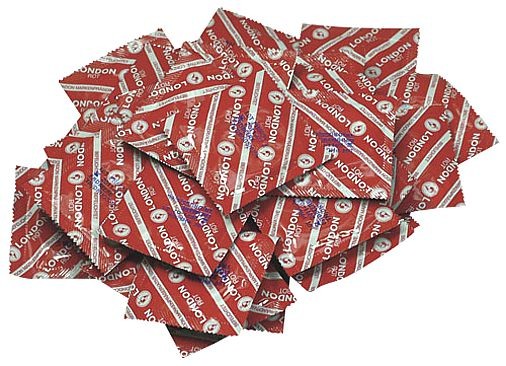 London Kondom Rot - 100er Beutel