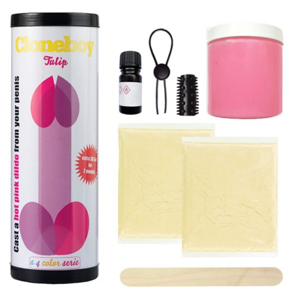 Penis-Abdruck-Set "Cloneboy Tulip" pink (zum Selbstherstellen eines Silikondildos)