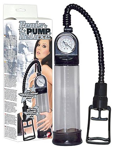 Penispump Deluxe mit Druckmesser