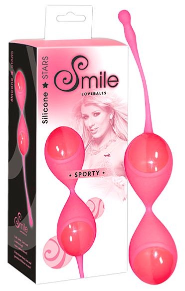Smile Sporty Loveballs - neon pink