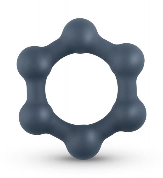 Boners Hexagon Penisring mit Stahlkugeln (dehnbar & biegbar)