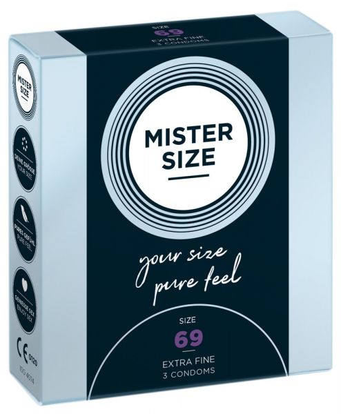 Mister Size Kondome 69mm 3er Pack, vegan (in individueller Passform)