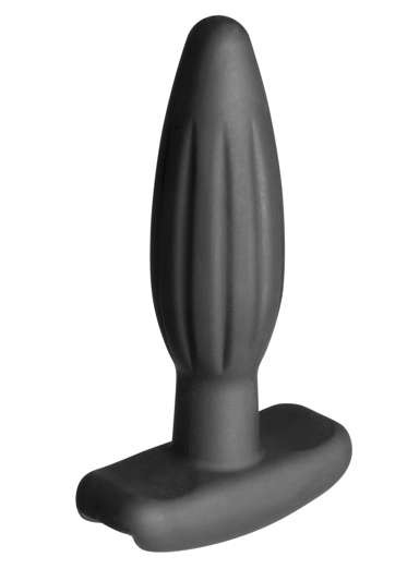 ElectraStim - Silicone Noir Rocker Butt Plug - large