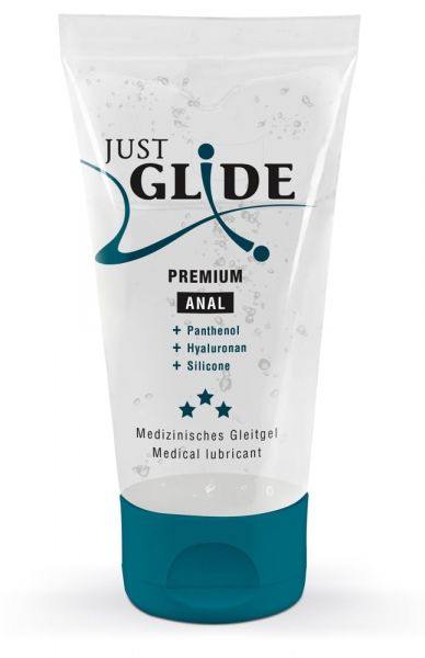 Gleitgel "Just Glide Premium Anal" 50ml (mit Silikon-Öl)